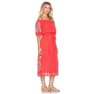 Tularosa Embroidered Midi Dress